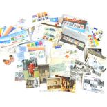 A Collection Of Asian Stamps And Postcards.