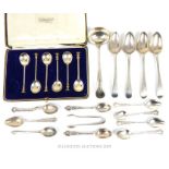 A Quantity Of Sterling Silver Spoons