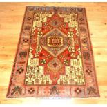 An Extremely Fine North West Nahavand Rug.