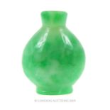A Jadeite Chinese Bottle.
