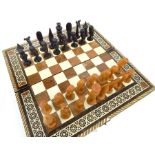 An Inlaid Chess Set.