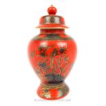 A Chinese Porcelain Ginger Jar.