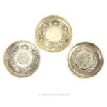 Three Chinese Republican Coin Bowls.