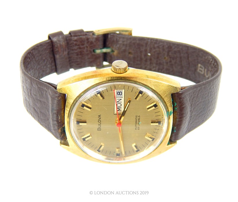 A 1960's Vintage Bulova Mens Wristwatch - Image 2 of 2