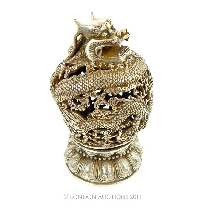 A Chinese White Incense Burner. - Image 2 of 4