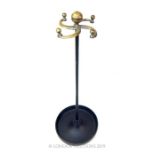 A Cast Iron And Brass Cane Stand.