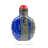 A Lapis Lazuli Snuff Bottle.