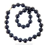 A Tourmaline Bead Necklace.