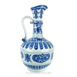 A Chinese Blue And White Jug. 34 x 21 x 21 cm.