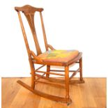 A Small Rocking Chair.