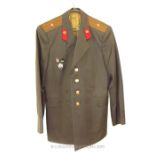 A Soviet Army Officers Tunic To A Major.