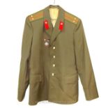 A Soviet Army Officers Tunic To A Leuitenant.