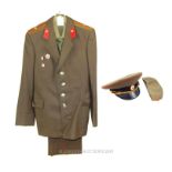 A Soviet Army Officers Uniform To A Major.