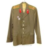 A Soviet Army Officers Tunic To A Leuitenant.