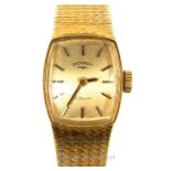 A 9ct Gold Ladies Rotary Watch.