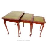 A Set Of Three Nesting Tables.