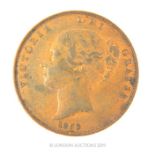 A Rare Victorian 1853 Penny