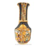 A 19th Century Textural Japanese Vase. 18 cm x 9 cm.