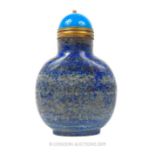 A Lapis Lazuli Snuff Bottle.