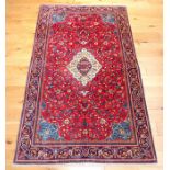 A Fine North West Persian Sarovic Rug. 205 cm x 130 cm.