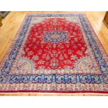 A Fine Central Persian Kirman Carpet. 395 x 293 cm.