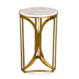 Carrera Marble Top Side Table.
