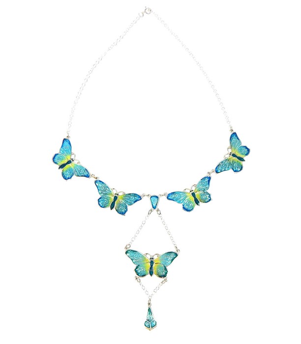A Butterfly Shape Necklace. - Image 3 of 3