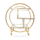 Art Deco Style Drinks Trolley