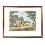 Circle Of Jean Francois Millet, Watercolour Of Millets House Burbizon, Signed Fasano.