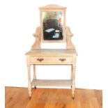 A Vintage Dresser With Mirror.