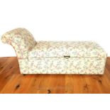 A Floral Chaise Lounge.