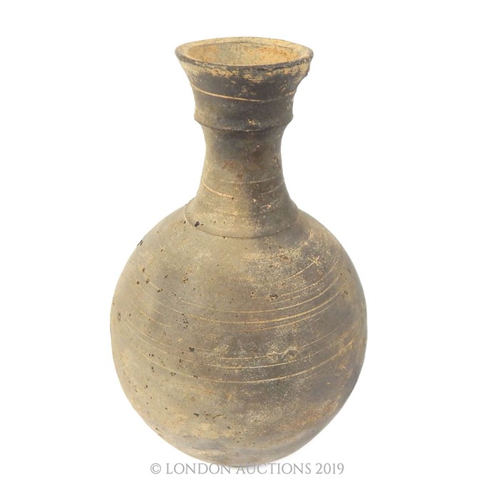 A Large Roman Terracotta Jug With Handle. - Image 3 of 3
