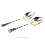 Walker & Hall Sterling Silver Serving Spoons