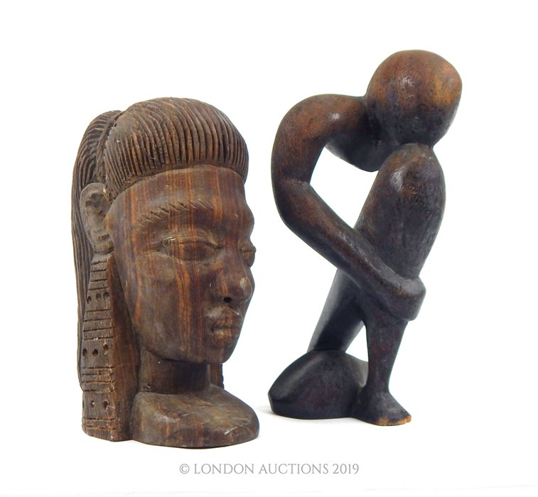 Two African Ebony Sculptures