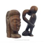 Two African Ebony Sculptures