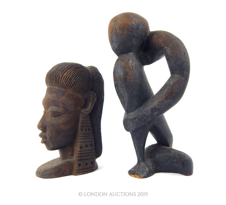 Two African Ebony Sculptures - Image 3 of 3