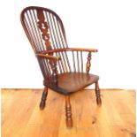 A Low Stick Back Country Open Armchair.