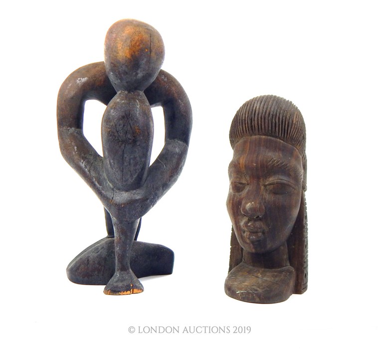 Two African Ebony Sculptures - Image 2 of 3