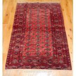 A Vintage Wool Afghan Rug