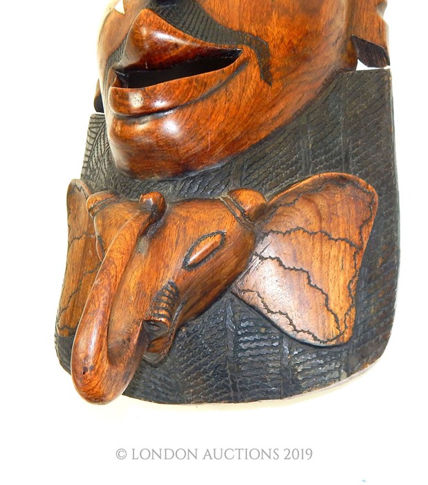 A Vintage West African Tribal Mask - Image 5 of 5