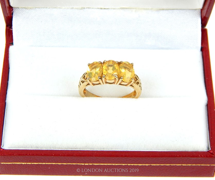 A Vintage 9 Carat Gold Ring. - Image 4 of 4