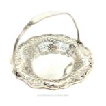 A Chinese Sterling Silver Bon Bon Basket