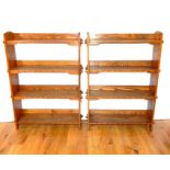 Two Oak Bookshelves