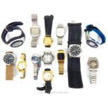 A Quantity Of Watches, Various Makers To Include Citizen And Ingersol