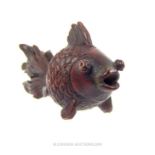 A Small Bronze of a Fish.