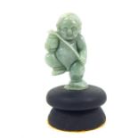 Chinese Jade Carving Of A Dancing Boy