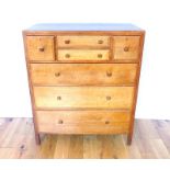 A Vintage 1920's Heales Chest Of Drawers.