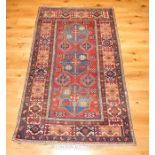 Mid To Late 19th Century Caucasian Shirvan Rug,