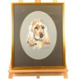 A Painting Of A Cocker Spaniel