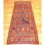 A Mid To Late 19th Century Caucasian Lenkoran Rug